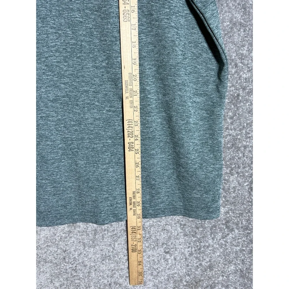 Adidas Adi Performance Heathered Polo Shirt Mens Size 2XL Green Short Sleeve
